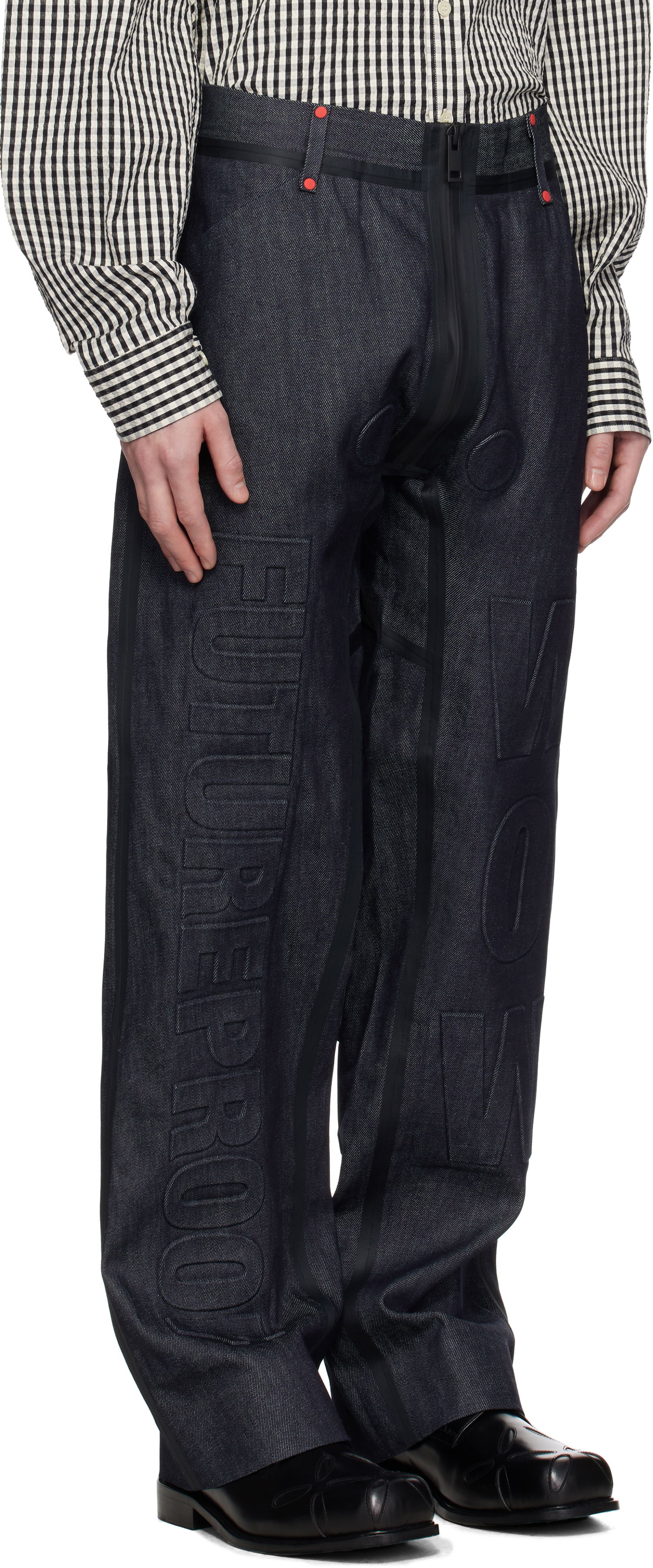 Džínsy Walter Van Beirendonck Walter Van Beirendonck G-Star Edition Futureproof WOW Jeans Modrá | D26531, 1