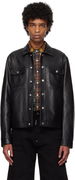 Dsquared2 Boxy Jean Leather Jacket