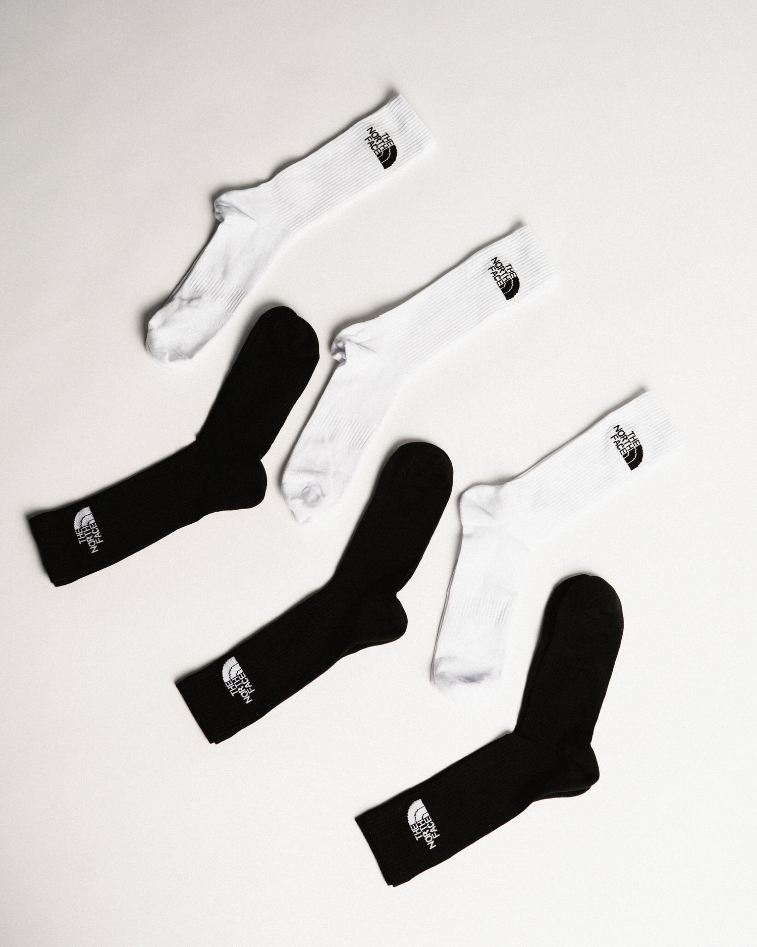 Ponožky The North Face Multi Sport Cush Crew Sock 3-Pack Biela | NF0A882HFN41, 1