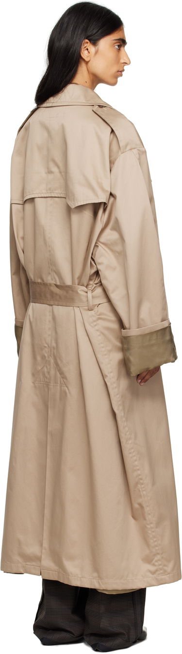 Trenčkot Maison Margiela MM6 Maison Margiela Cotton Trench Coat Béžová | S52AH0081 M35368, 2