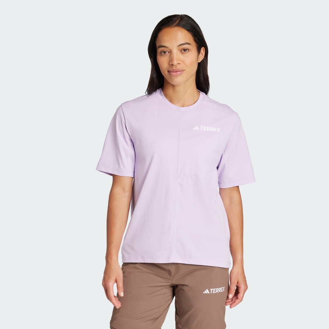 Tričko adidas Performance Terrex Multi Climacool T-Shirt Fialová | JN3890, 0