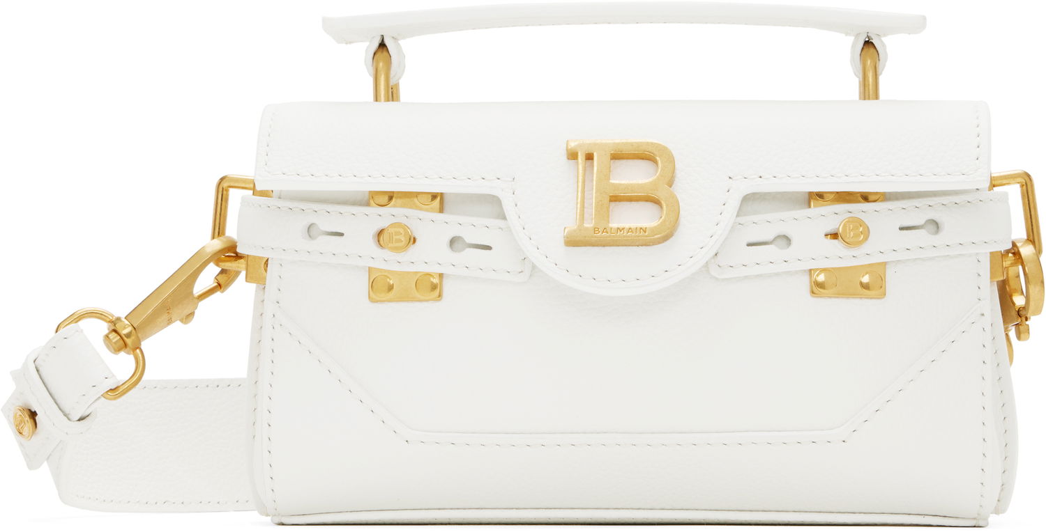 Kabelka Balmain Balmain B-Buzz 19 Mini Bag Biela | EN1AE742LPOS, 0