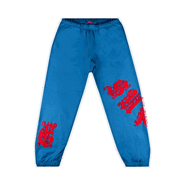 Tepláky Supreme Old English Wrap Sweatpant Modrá | SS21P80 PALE ROYAL, 0