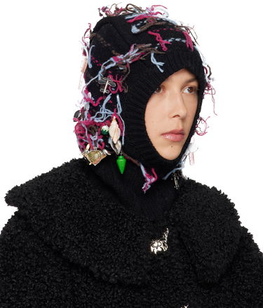 Klobúk Chopova Lowena Chopova Lowena Washed Up Embellished Balaclava Čierna | 6713, 1