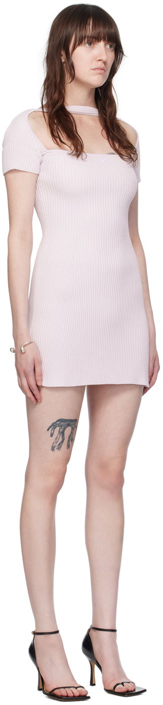 Šaty Courrèges Cutout Detail Bodycon Mini Dress Fialová | 224MRO416FI0001, 1