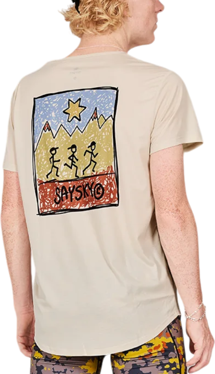 Tričko Saysky Saysky Logo Flow T-Shirt Béžová | mmrss01c103, 1