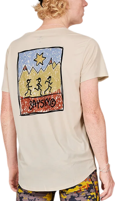 Tričko Saysky Saysky Logo Flow T-Shirt Béžová | mmrss01c103, 1