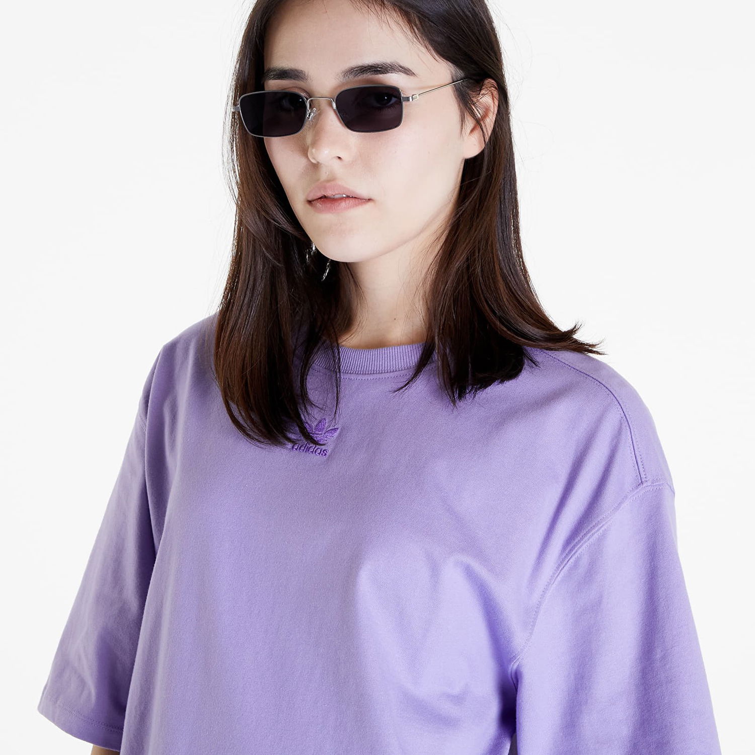 Tričko adidas Originals Tee Fialová | IA6462, 1