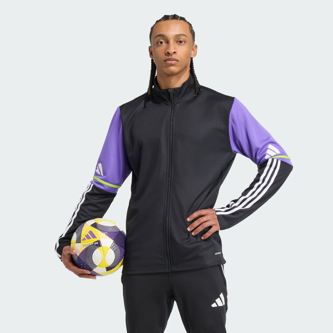 Bunda adidas Performance Squadra 25 Training Jacket Čierna | JV6067, 0
