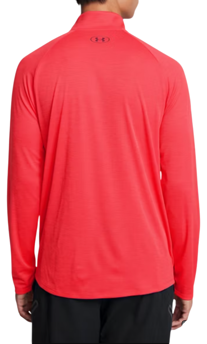 Mikina Under Armour Under Armour UA Tech Textured 1/2 Zip Top Červená | 1382797-713, 1