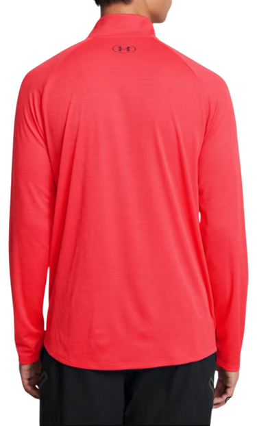 Mikina Under Armour Under Armour UA Tech Textured 1/2 Zip Top Červená | 1382797-713, 1