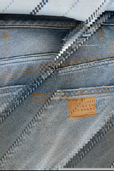 Džínsy Maison Margiela MM6 Maison Margiela Faded Wide-Leg Jeans Modrá | SH2LA0039.M30017.965, 3