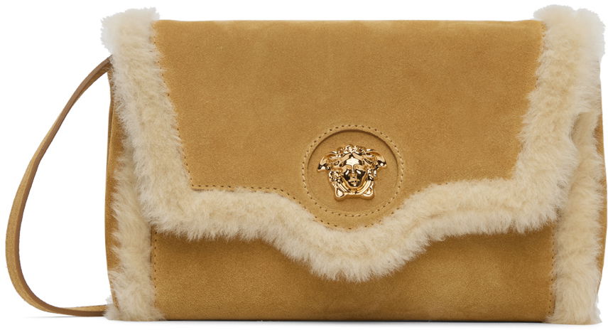 Batohy a tašky Versace Beige & Off-White 'La Medusa' Crossbody Oranžová | 1000814_1A08720, 0