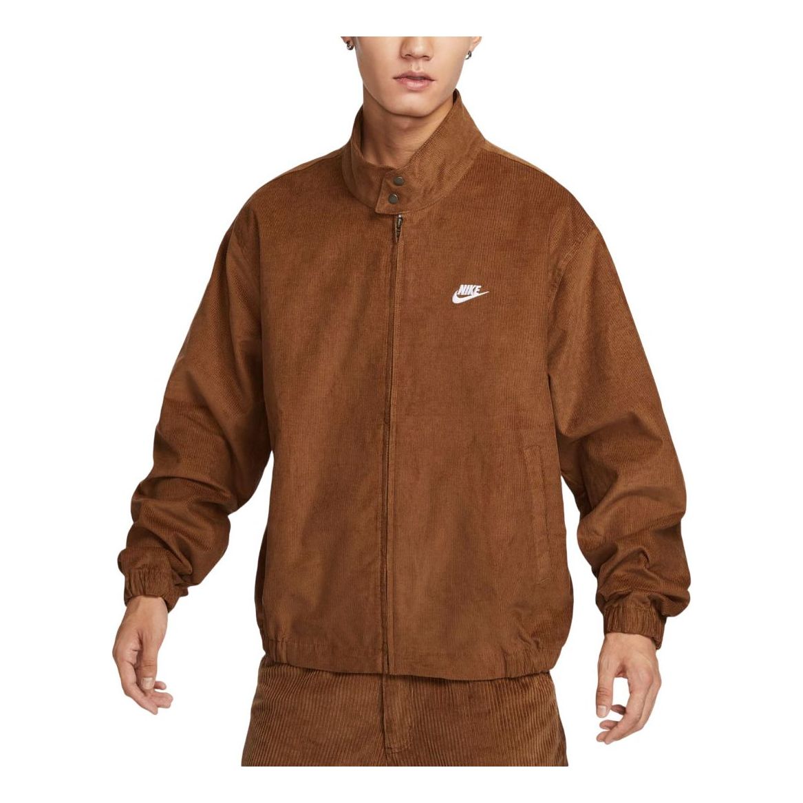 Bomber bunda Nike Club Corduroy Harrington Jacket Hnedá | FZ0632-281, 0