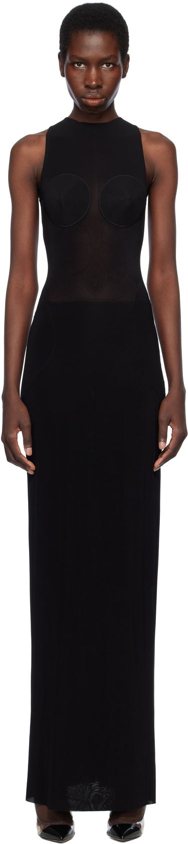 Šaty Jean Paul Gaultier Jean Paul Gaultier 'The Conical' Maxi Dress Čierna | 25/34-F-RO372-J082-00, 0