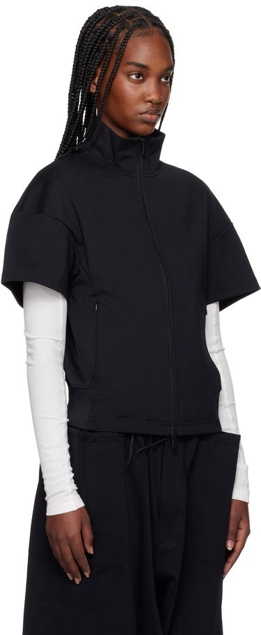 Vesta Y-3 Y-3 3S Short Sleeve Zip-Up Shirt Čierna | JN4984, 1