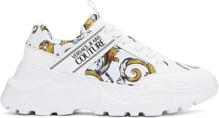 Tenisky a topánky Versace Versace Jeans Couture Chain Couture Speedtrack Biela | E78YA3SC2_EZSC54