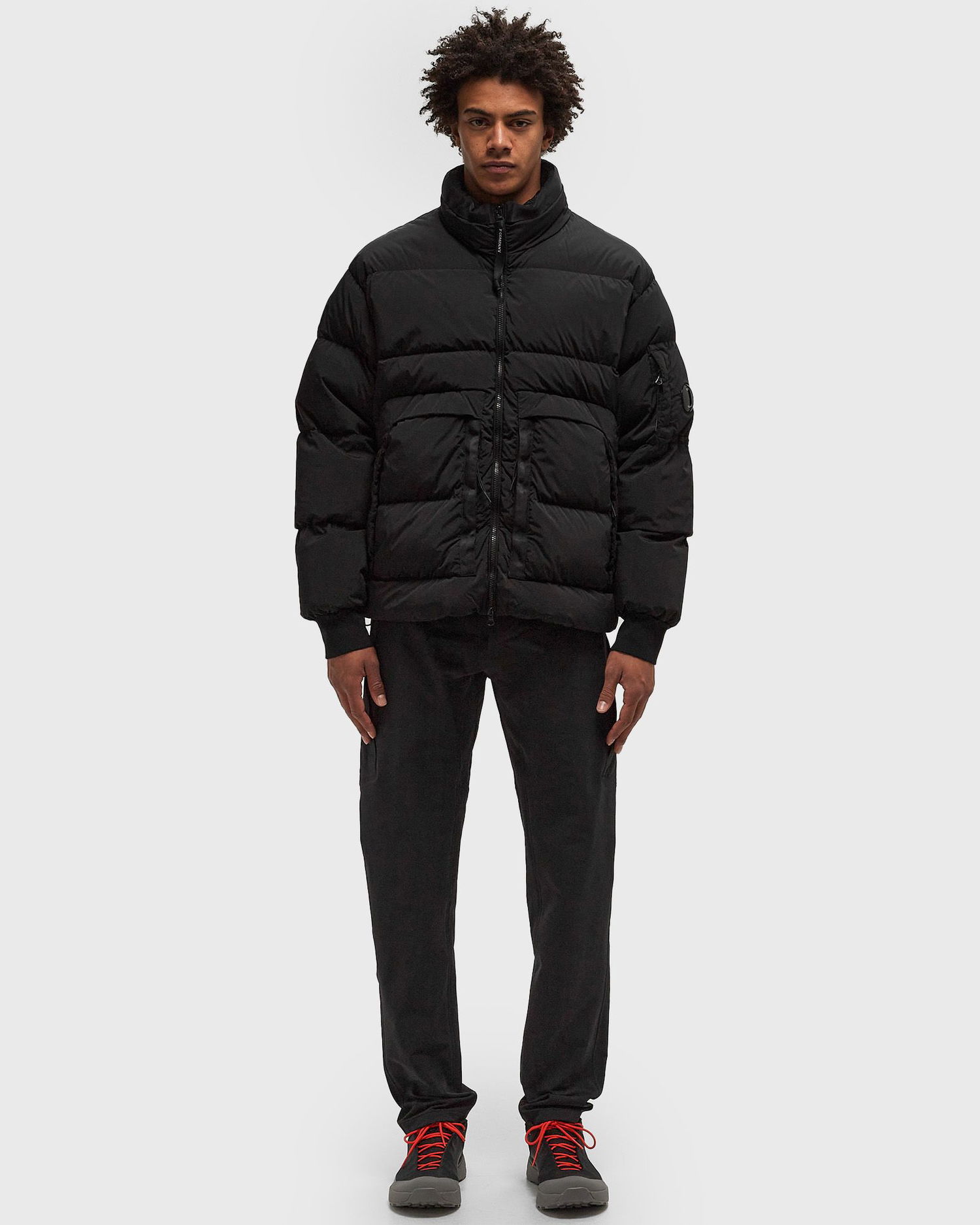 Prešívaná bunda C.P. Company Nycra R Puffer Jacket Čierna | 17CMOW172A005864G-999, 1