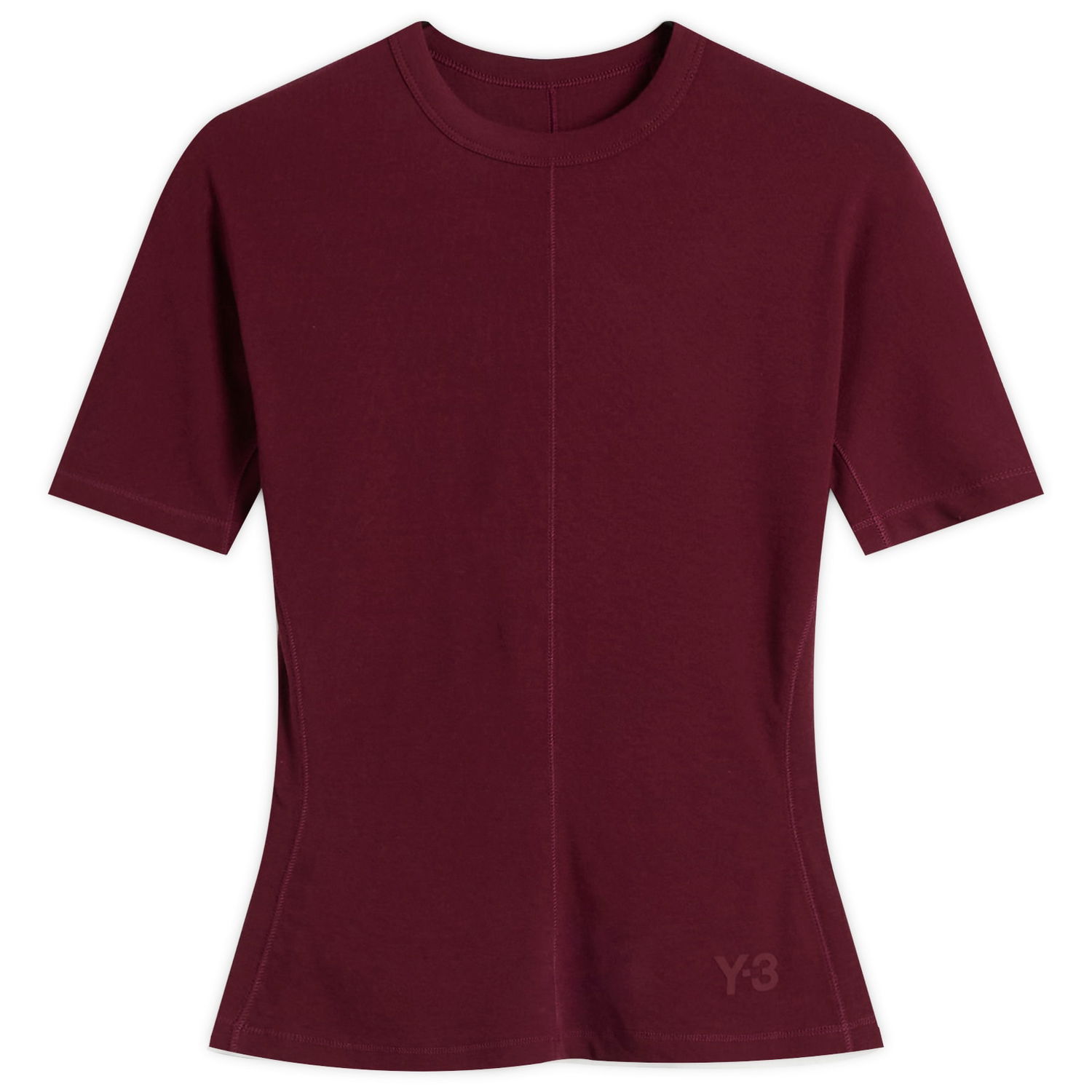 Tričko Y-3 Y-3 Fitted Tee, Size X-Small Vínová | JZ7427, 1