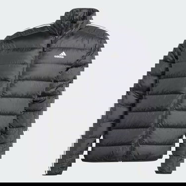 Bunda adidas Originals Essentials 3-Stripes Light Down Čierna | HZ4431, 3