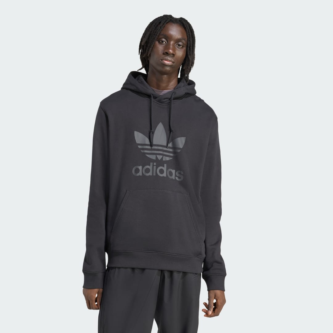 Mikina adidas Performance Adicolor Classics Trefoil Hoodie Čierna | JY3766, 0