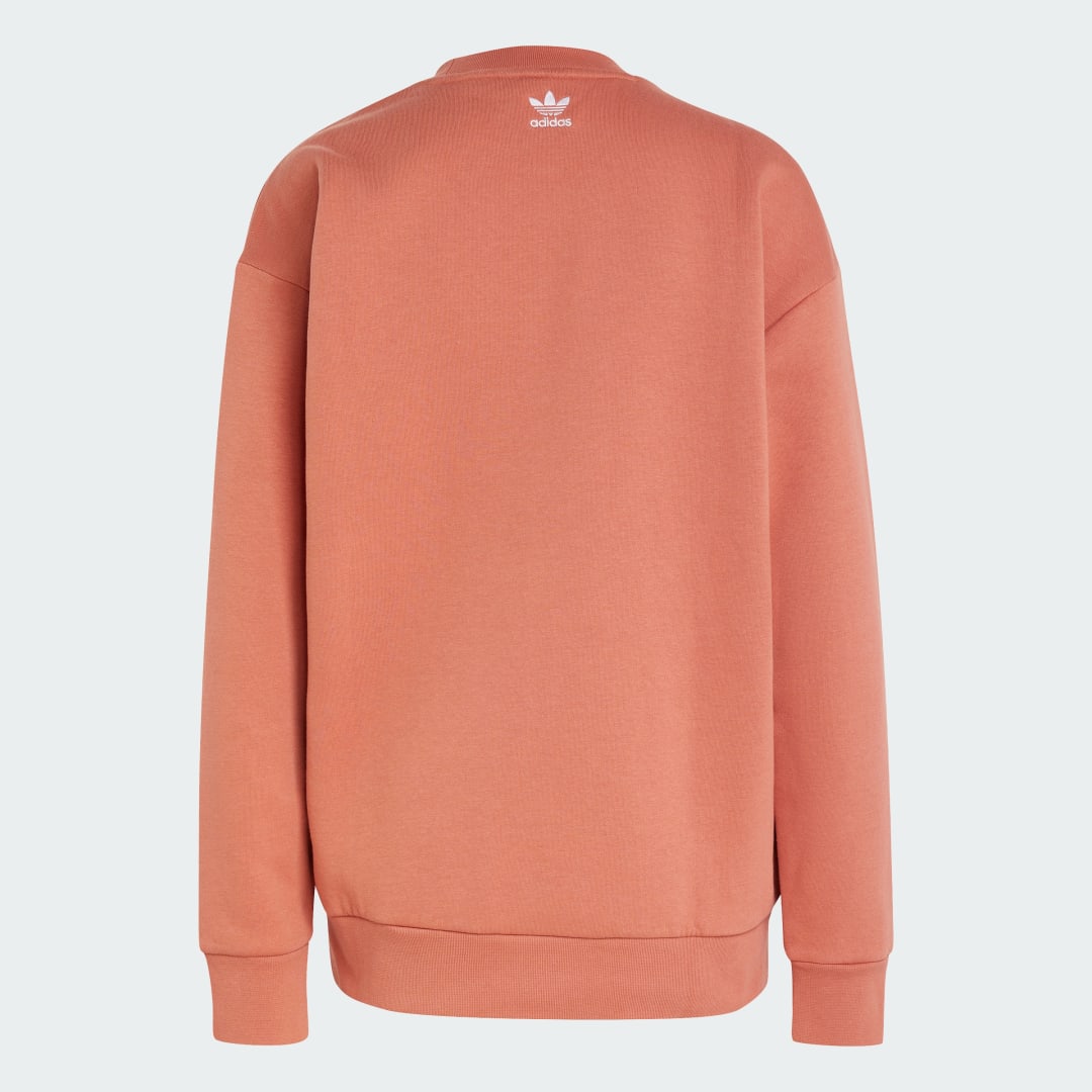 Mikina adidas Performance Boyfriend Crew Sweatshirt Oranžová | HY8732, 1