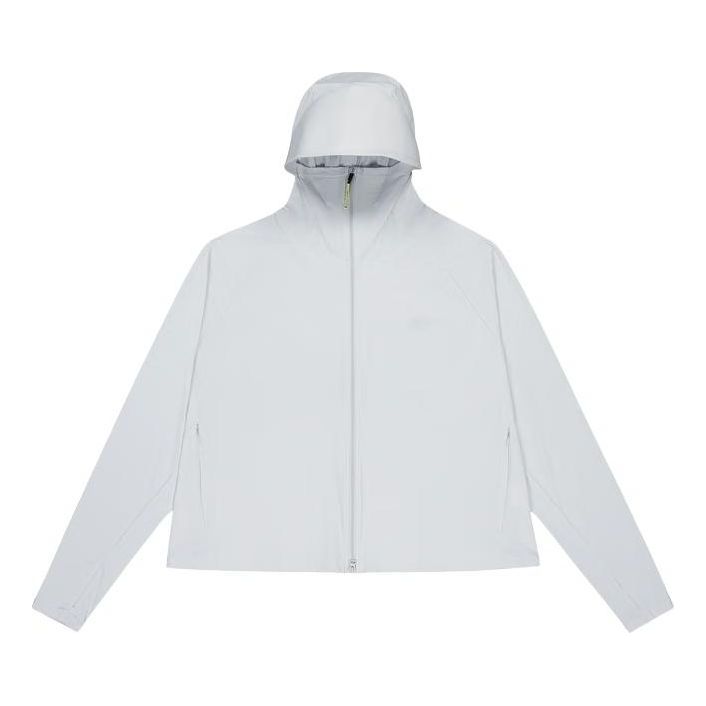 Vetrovka New Balance Full Zip Sunscreen Jacket Šedá | MDE24222-GR