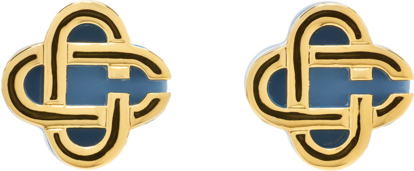 Náušnice Casablanca Casablanca Stacked Earrings Modrá | APF25-JW-290-03