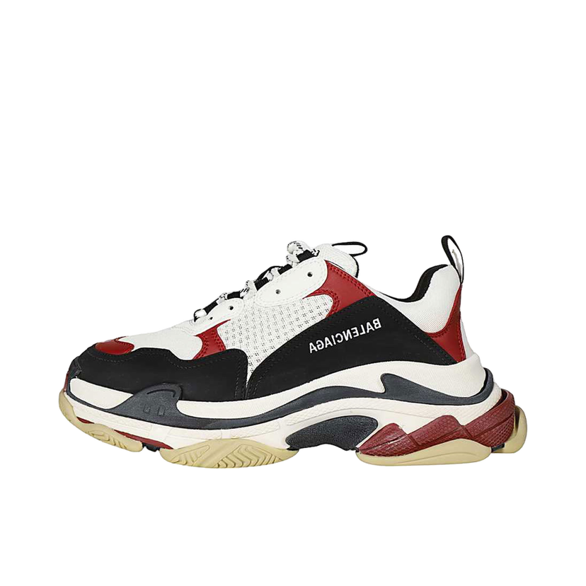 Tenisky a topánky Balenciaga Triple S "White Black Crimson" Červená | 536737 W09OM 1073