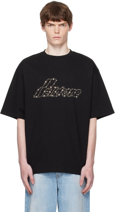 Tričko We11done WE11DONE Pearly Logo T-Shirt Čierna | WD-TT2-25-735-U-BK, 0