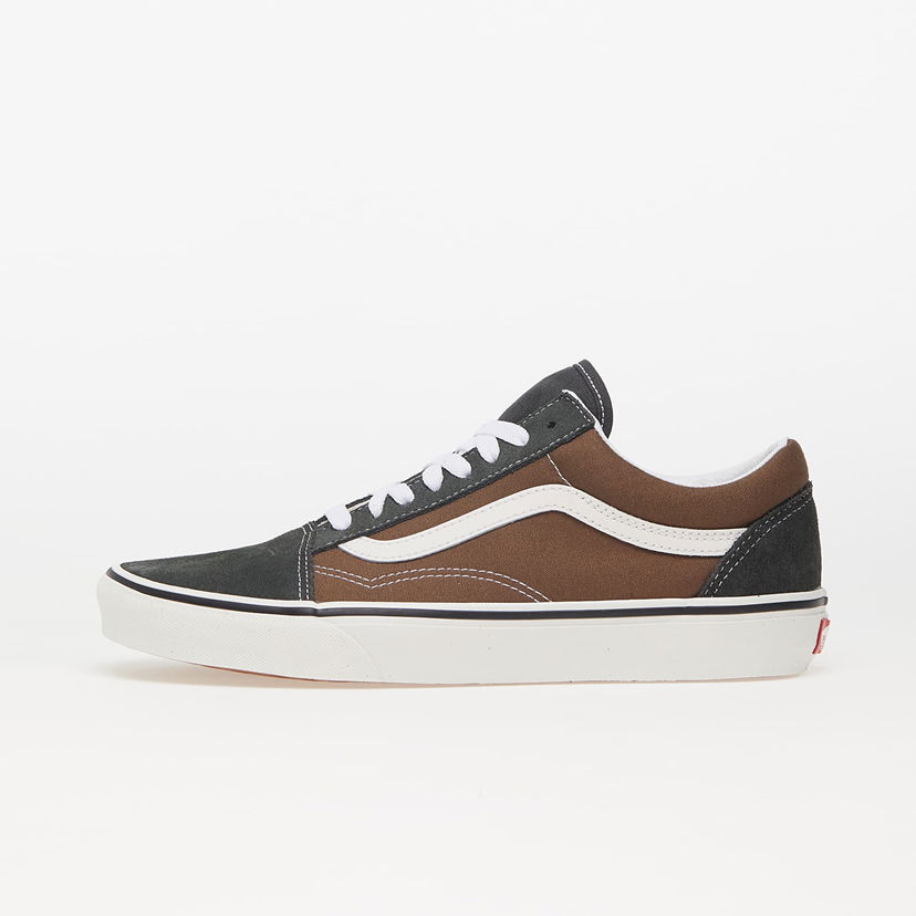 Tenisky a topánky Vans Old Skool Canvas/ Suede Brown, Low-top sneakers Hnedá | VN0005UFBF01