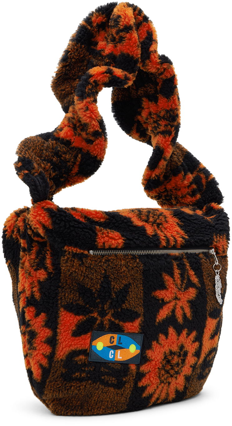 Chopova Lowena Sunflower Fleece Shoulder Bag