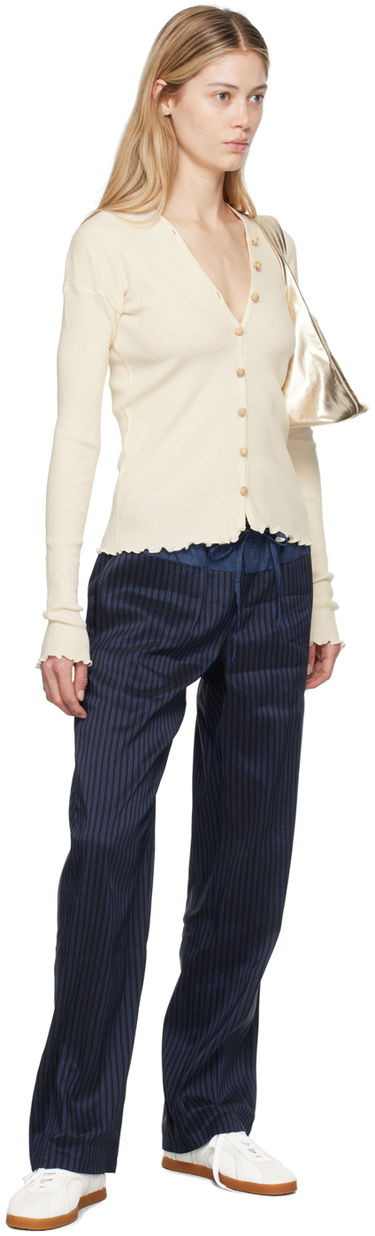 Sveter Baserange Baserange Women's Fitted Knit Cardigan Béžová | TOTVC-RC-AU24, 3