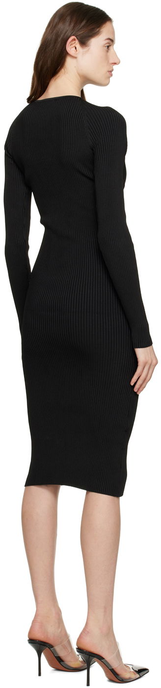 Šaty Coperni Twisted Cutout Midi Dress Čierna | COPML39600, 2