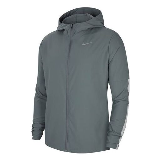 Vetrovka Nike Men's Running Jacket Šedá | CU5354-084, 0