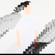 A BATHING APE Rhinestone Logo Relaxed Fit Short Sleeve Tee Gray