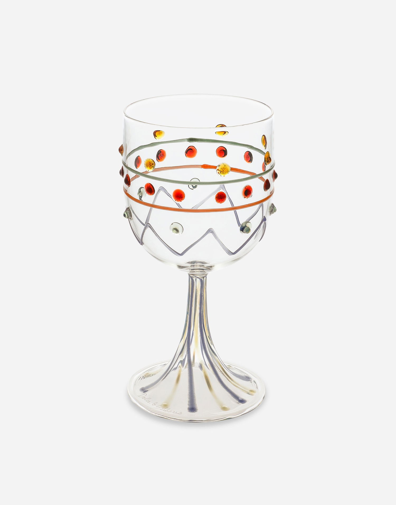 Home decor Dolce & Gabbana Multicolor Wine Glass Rôznofarebný | TCB001TCALVUC121, 0