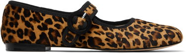 Šaty Repetto Repetto Georgia Mary Jane Square-Toe Ballerinas Hnedá | V4141PONY, 0