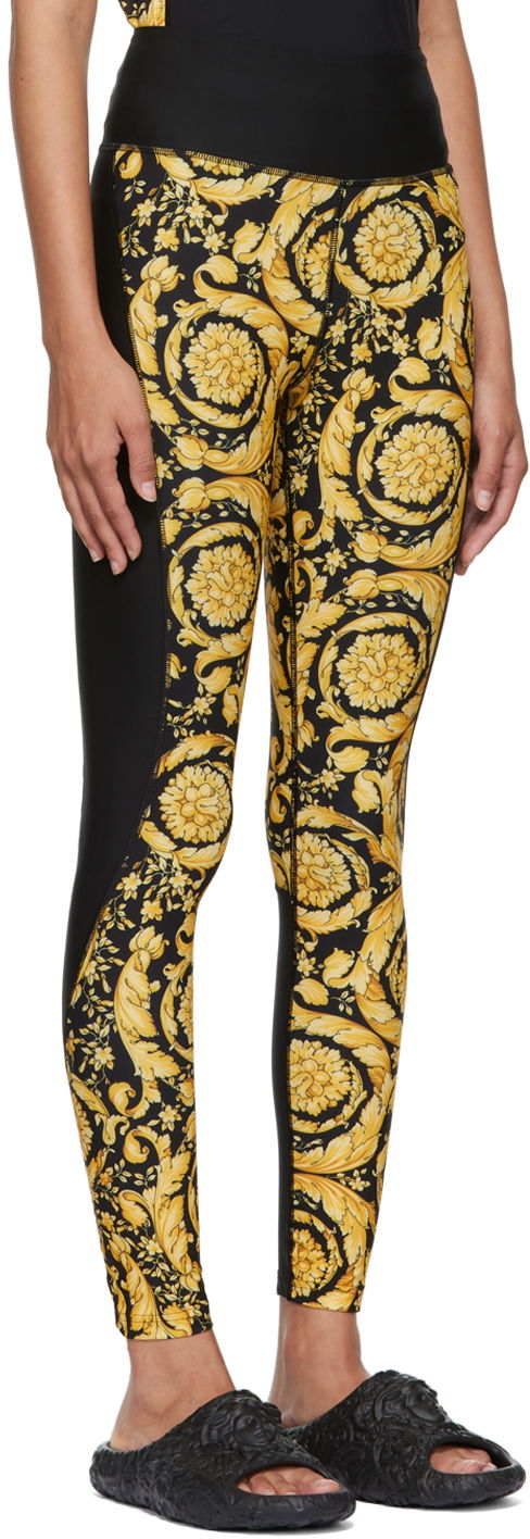 Legíny Versace Barocco Print Leggings Žltá | 1004092_1A03030_5B010, 1