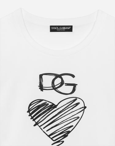Tričko Dolce & Gabbana T-shirt Manica Corta Biela | F8L99TG7XAYW0800, 2