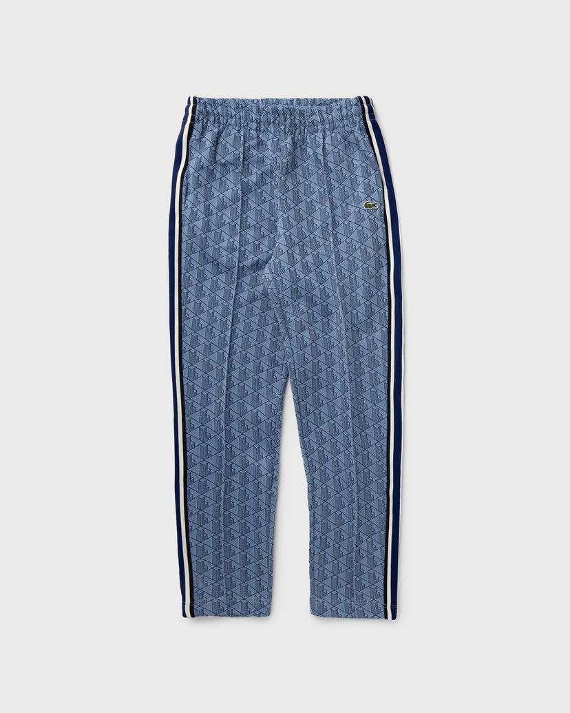 Tepláky Lacoste PARIS MONOGRAM JACQUARD SWEATPANTS Modrá | XH1440-I8K