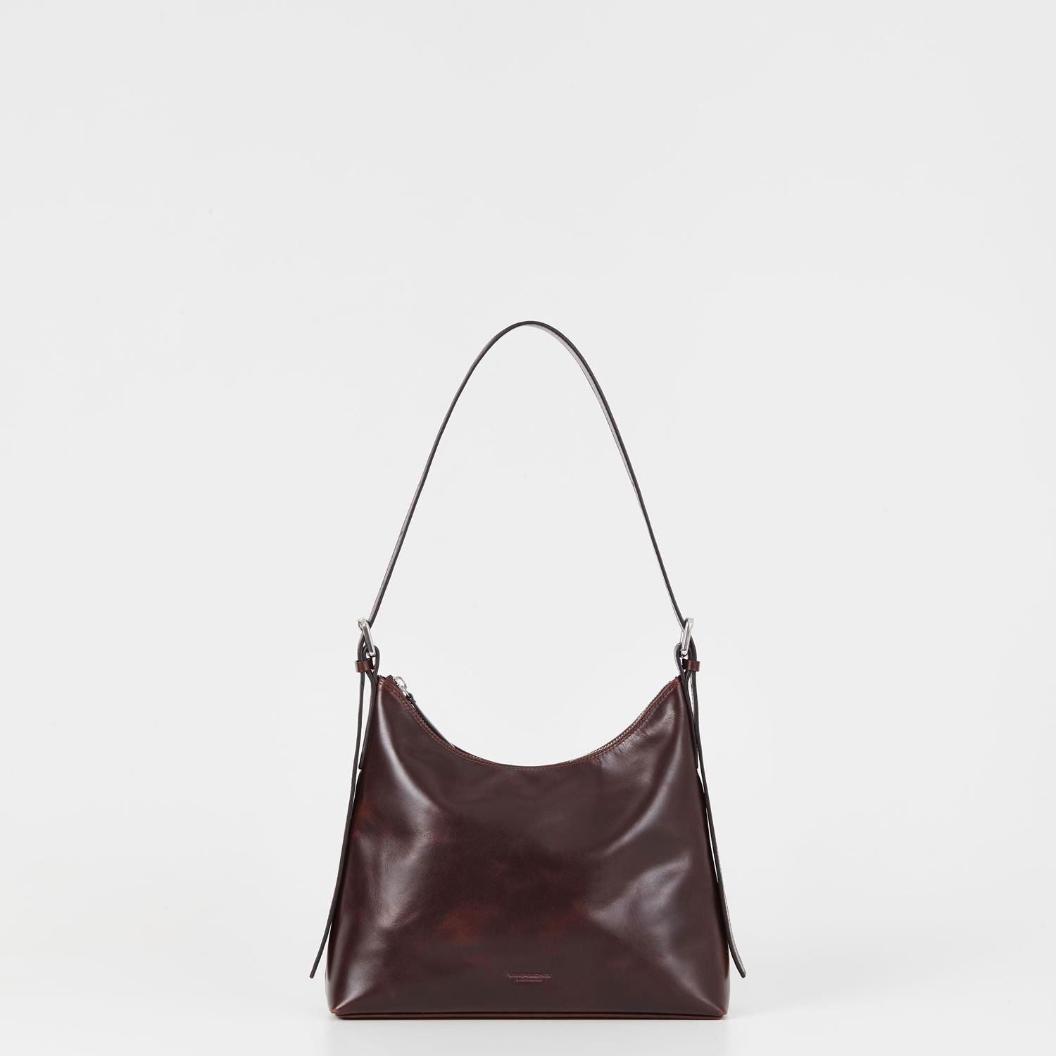 Kabelka Vagabond Vagabond Bari Leather Shoulder Bag Hnedá | BN01-001-31, 0