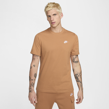 Tričko Nike NSW Club Tee Hnedá | AR4997-224, 3