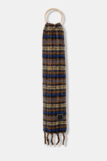 Šál ADER ERROR Brown Plaid Wool Scarf Hnedá | BN01FWAC0402BR, 0