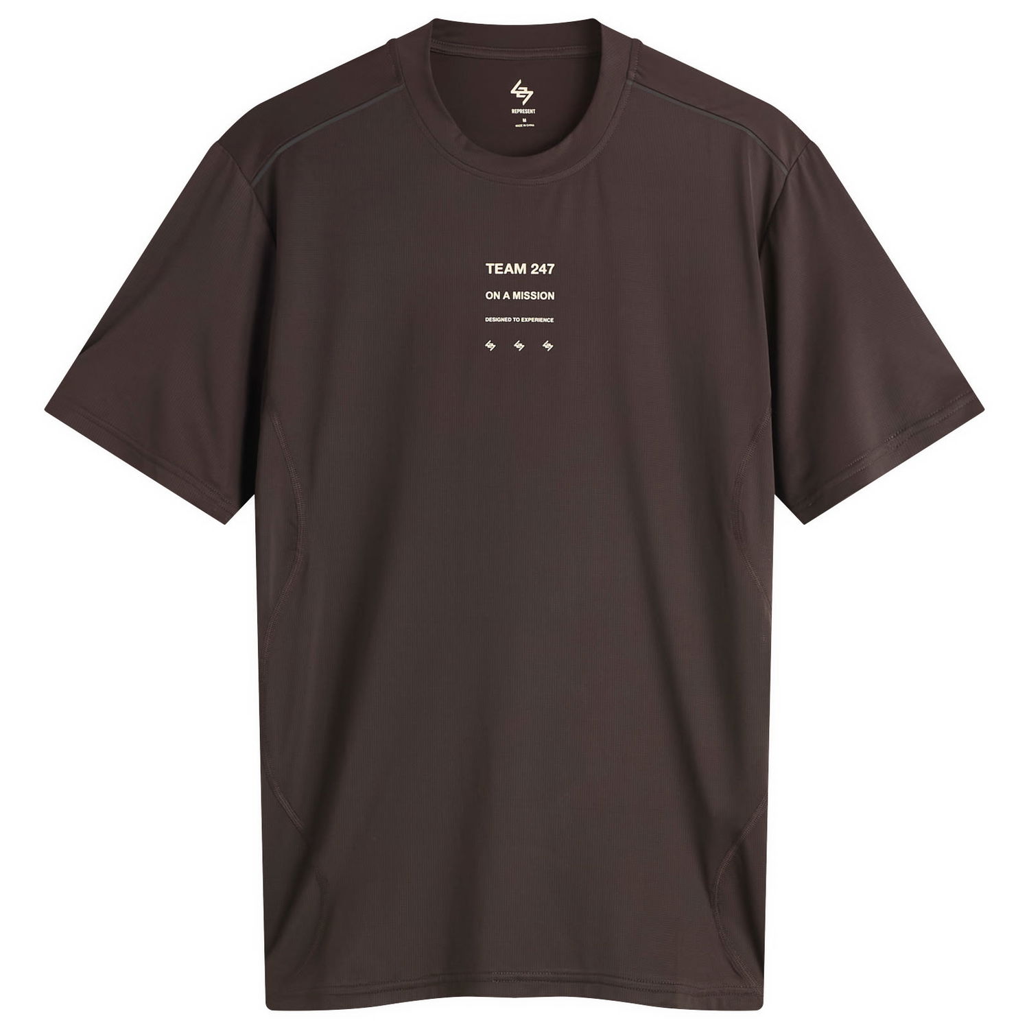 Tričko Represent Clo 247 Short Sleeve Runner T-Shirt Hnedá | 247M100018-17, 0