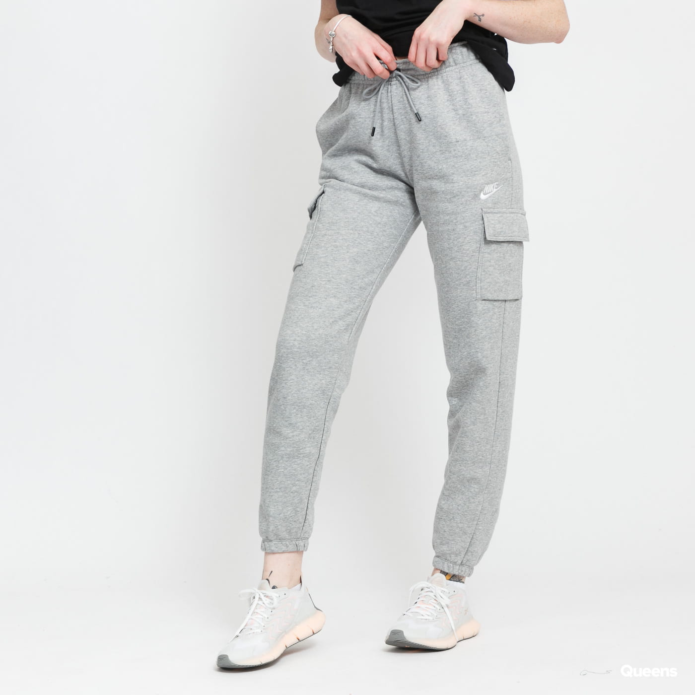 Cargo nohavice Nike Sportswear Essential Fleece Šedá | DD8713-063, 0