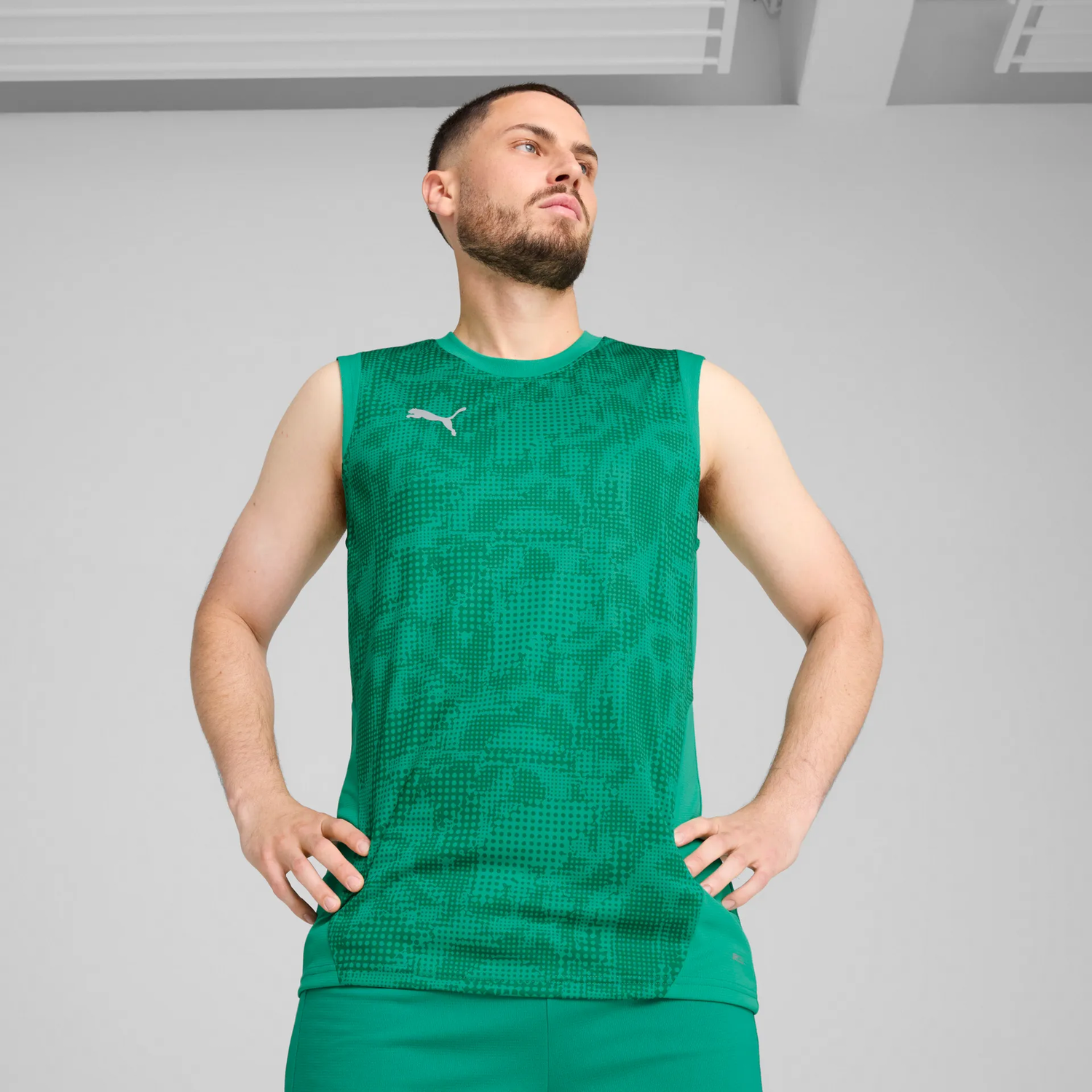 Tielko Puma Puma teamCUP Training Sleeveless Jersey Zelené | 659168-05, 1