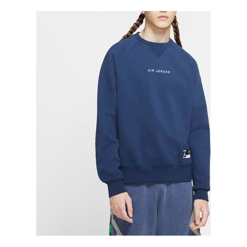 Sveter Jordan Fragment Design Crewneck Sweatshirt Modrá | DA2990-414
