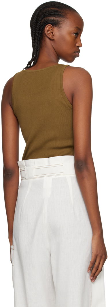 Tielko Max Mara Show Ribbed Tank Top Zelené | 2313610232600 MM12117, 2