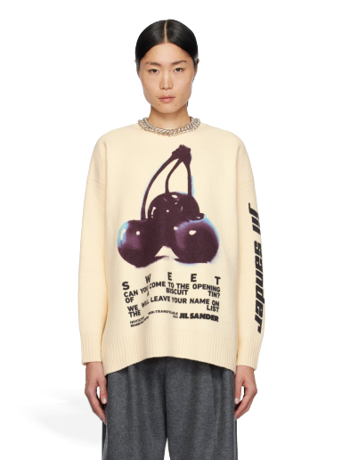 Sveter Jil Sander Printed Sweater Béžová | J21GP0137 J14661